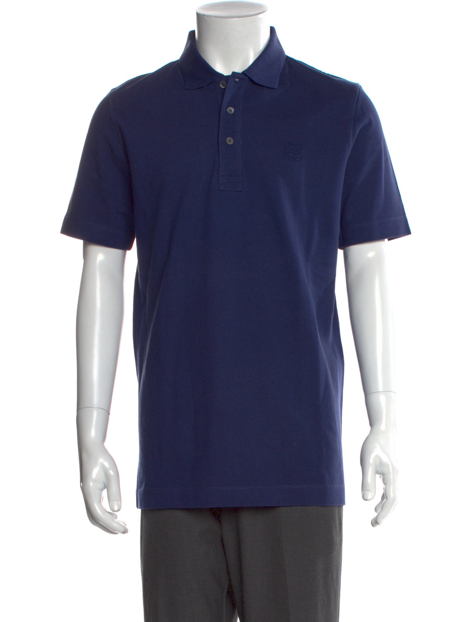 Loewe Collar Short Sleeve Polo Shirt