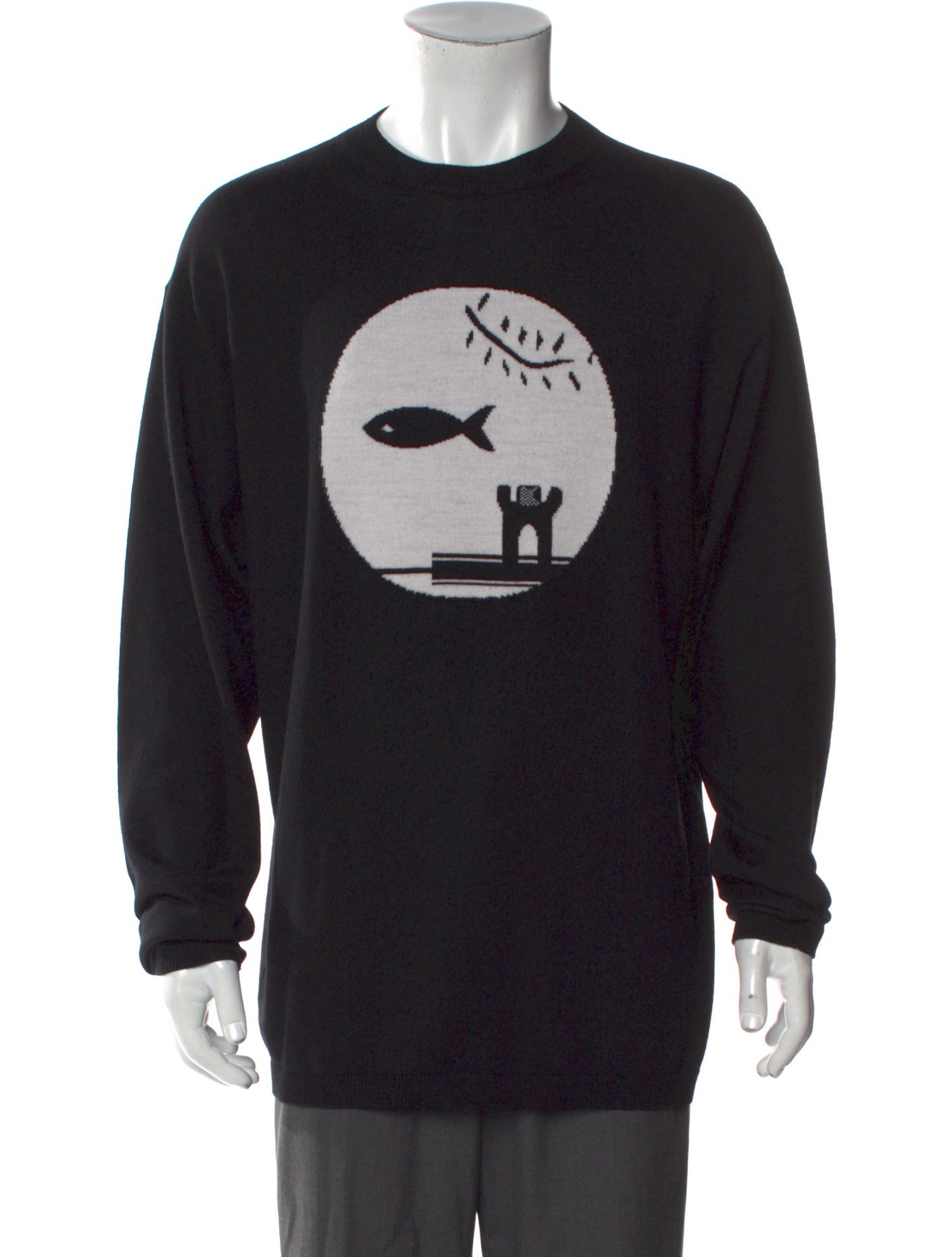 Loewe Wool Graphic Print Pullover