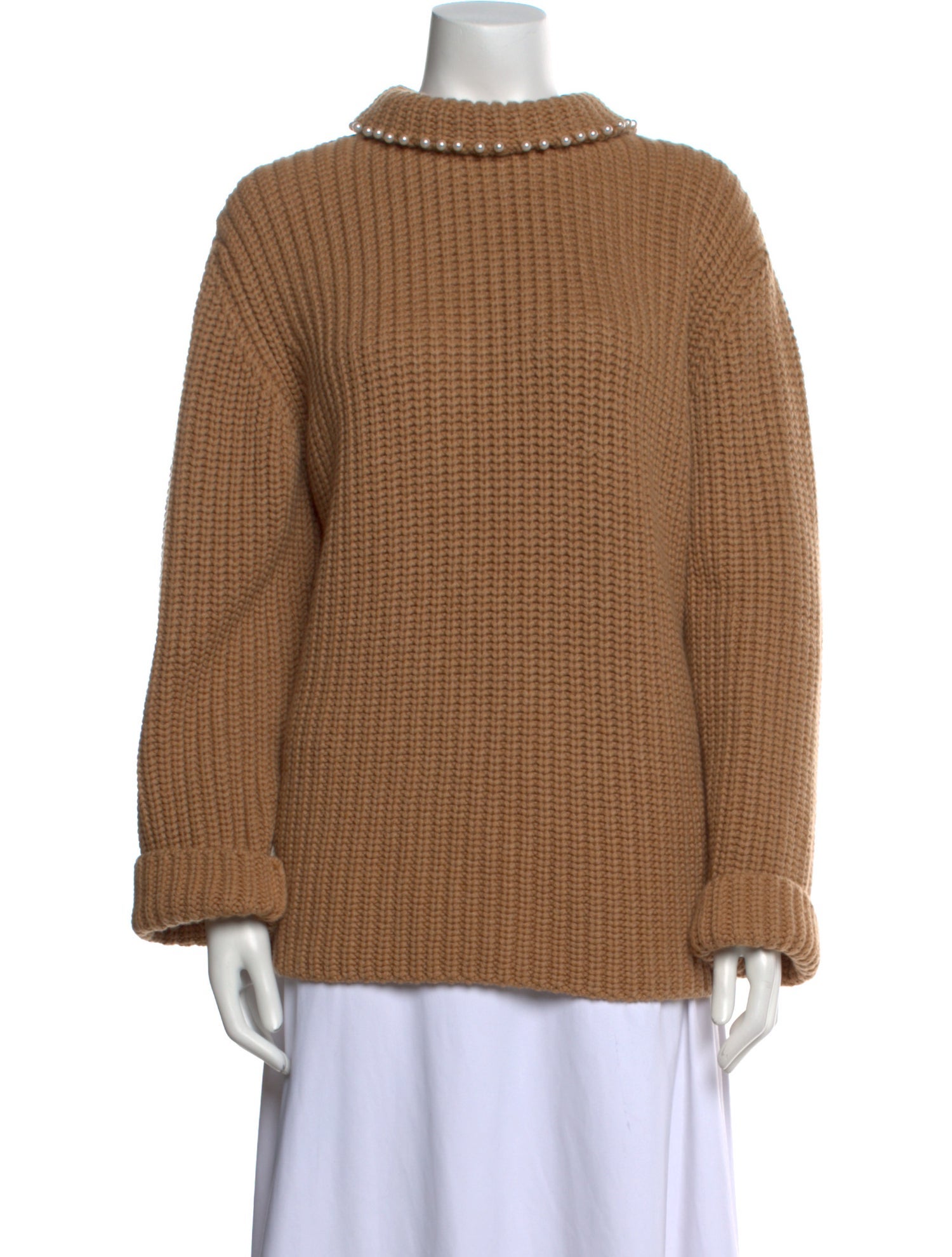 Loewe Cashmere Mock Neck Sweater