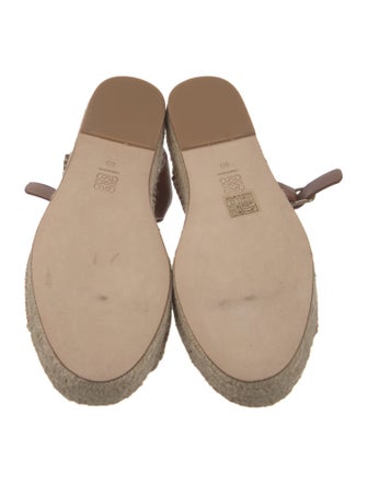 Loewe Canvas Colorblock Pattern Espadrilles