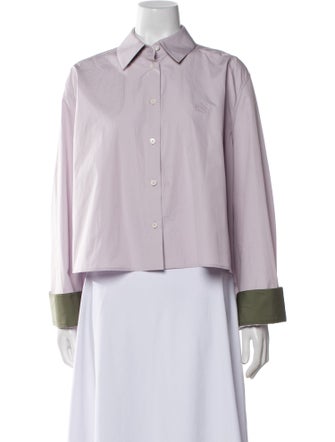 Loewe Long Sleeve Button-Up Top