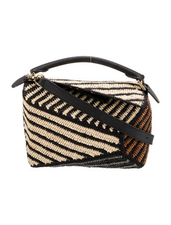 Loewe Raffia Top Handle Bag 2024