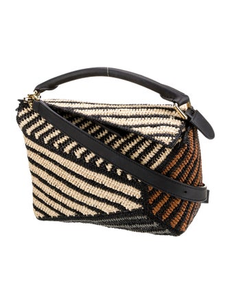 Loewe Raffia Top Handle Bag 2024