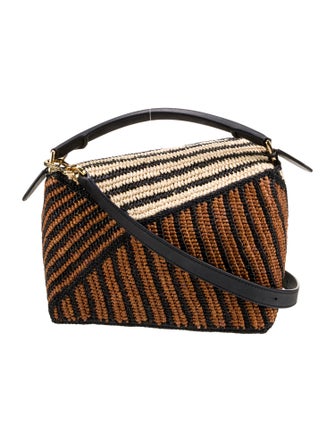 Loewe Raffia Top Handle Bag 2024