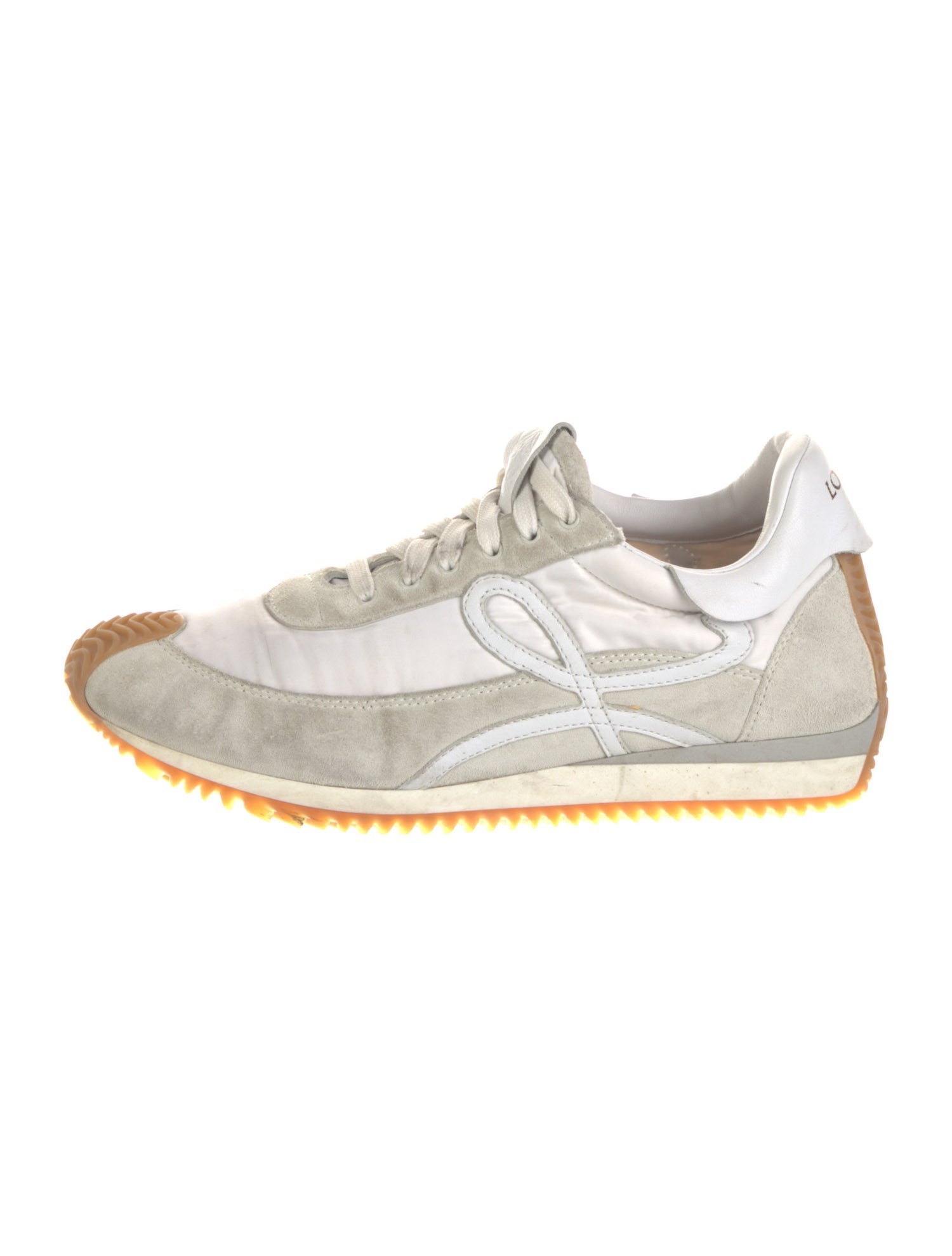 Loewe Suede Printed Athletic Sneakers