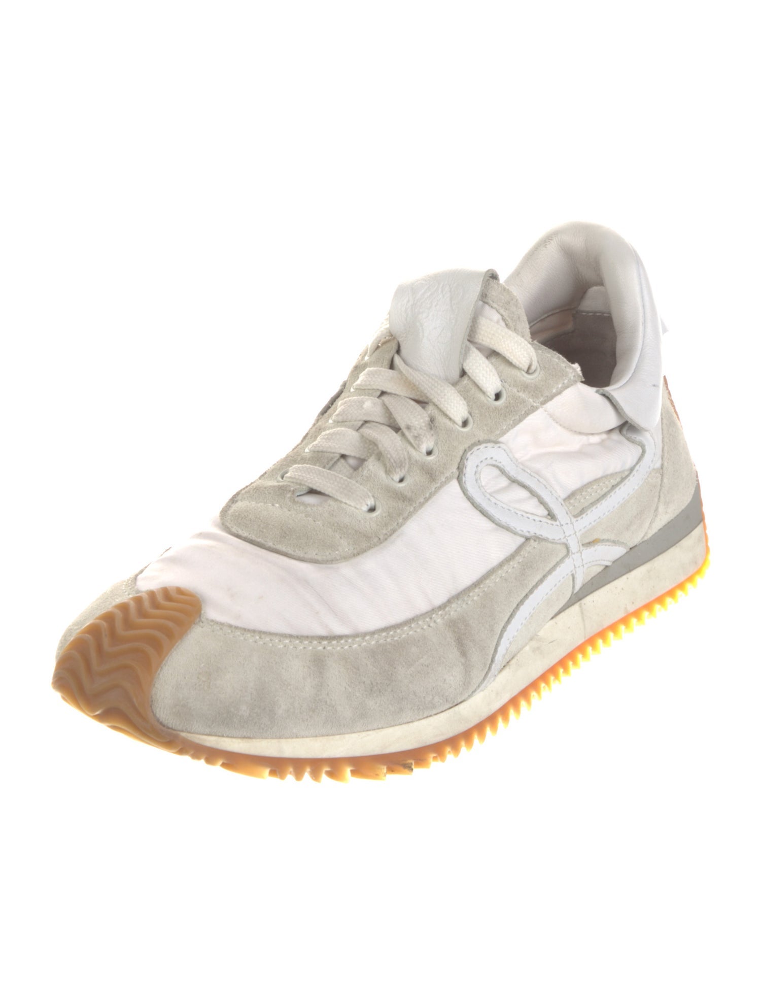 Loewe Suede Printed Athletic Sneakers