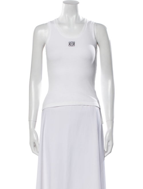 Loewe Graphic Print Scoop Neck Top