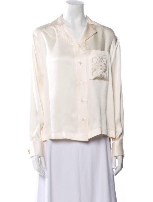Loewe Pyjama Blouse Silk Button-Up Top