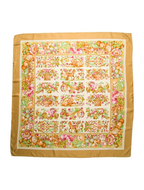 Loewe Silk Printed Scarf