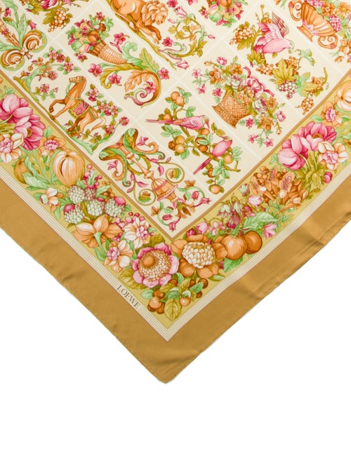 Loewe Silk Printed Scarf