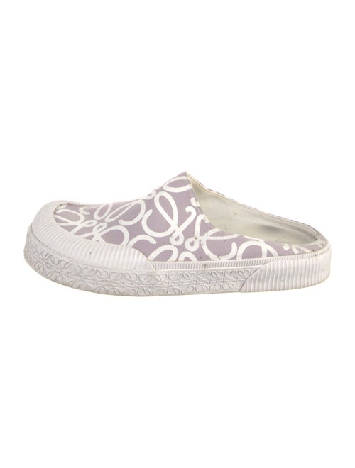 Loewe Canvas Printed Mules