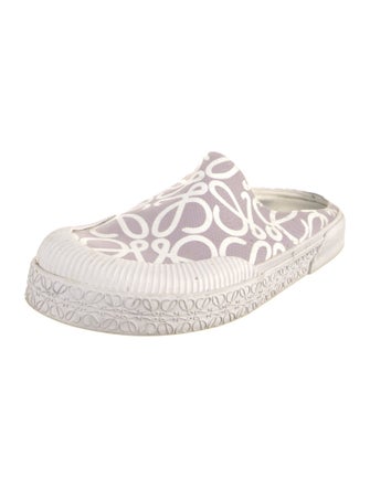 Loewe Canvas Printed Mules
