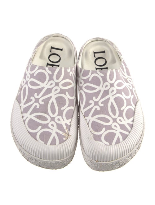 Loewe Canvas Printed Mules