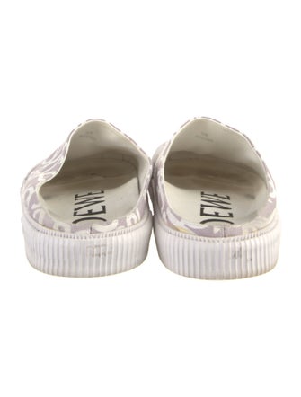 Loewe Canvas Printed Mules