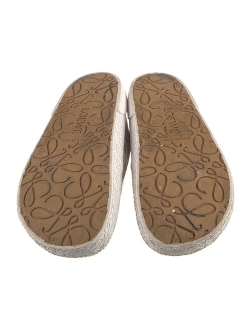 Loewe Canvas Printed Mules