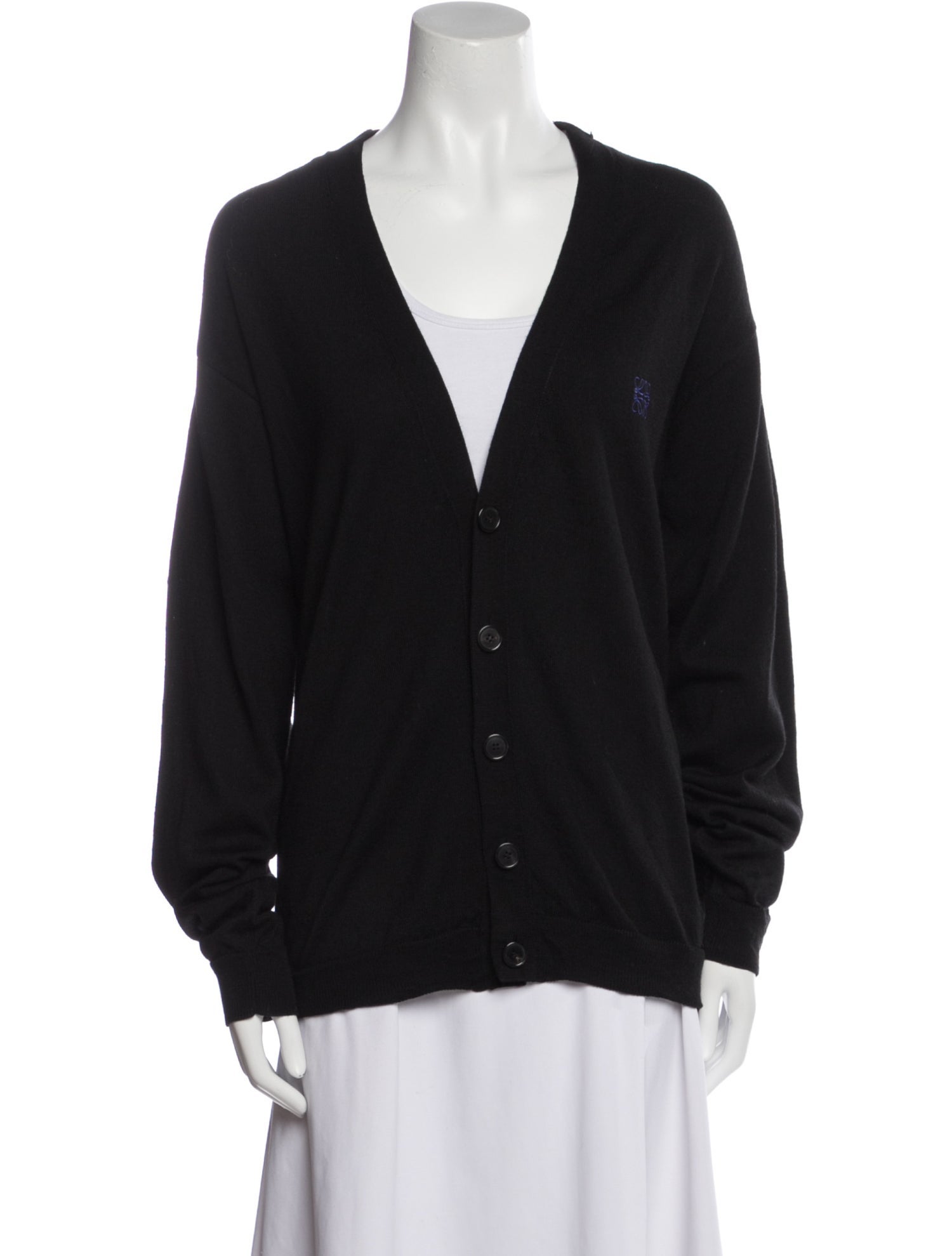 Loewe Signature Logo Wool Cardigan