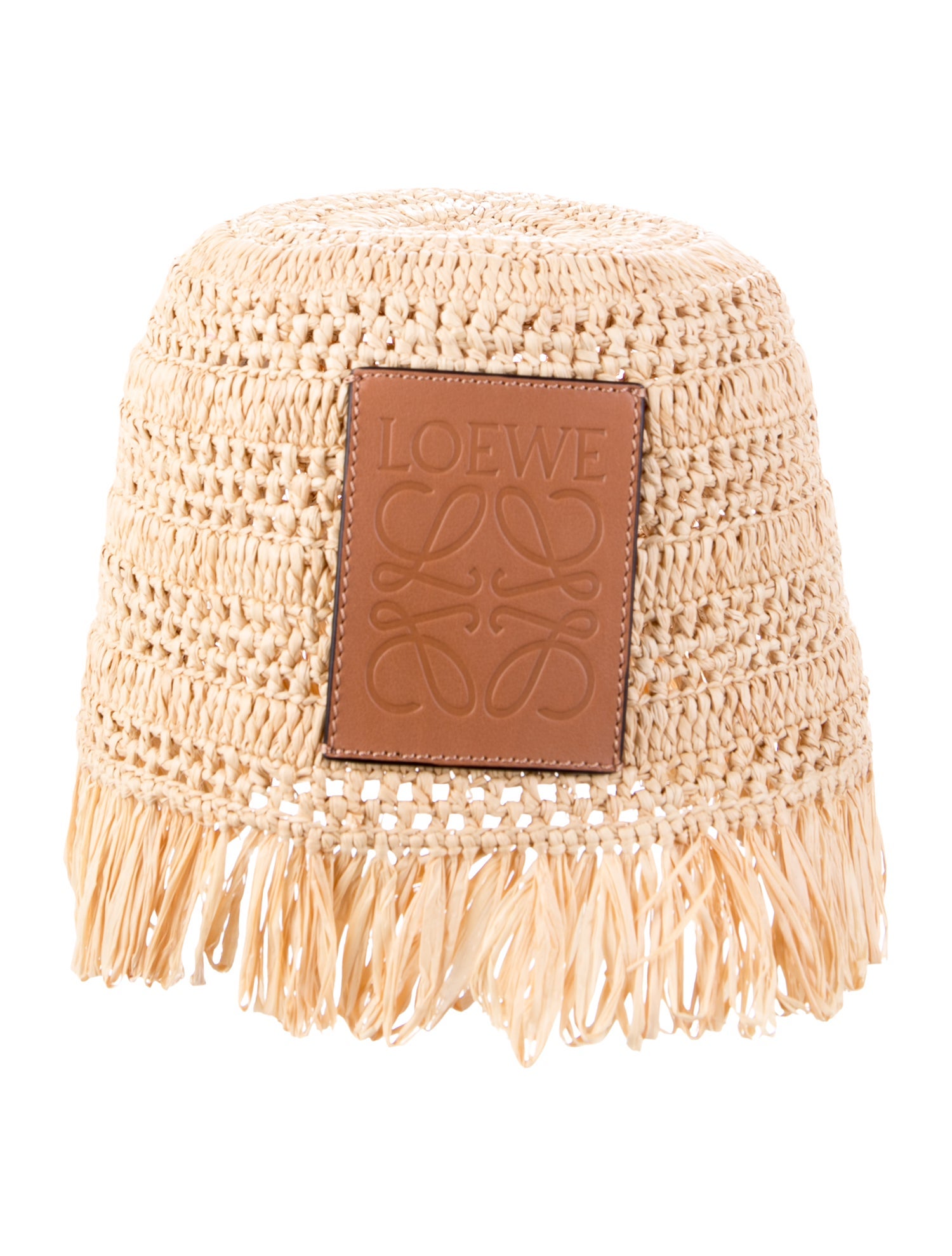 Loewe Embellished Raffia Sun Hat