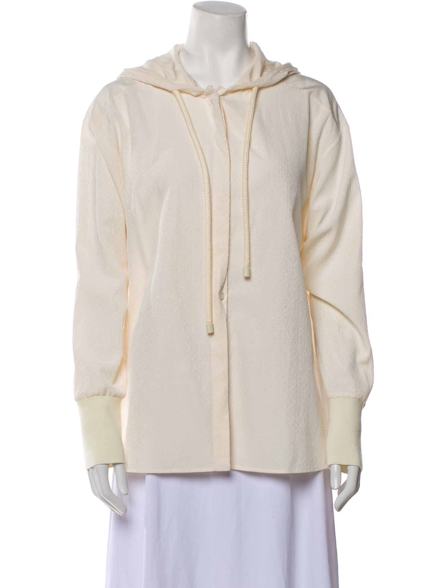 Loewe Silk Mock Neck Sweatshirt