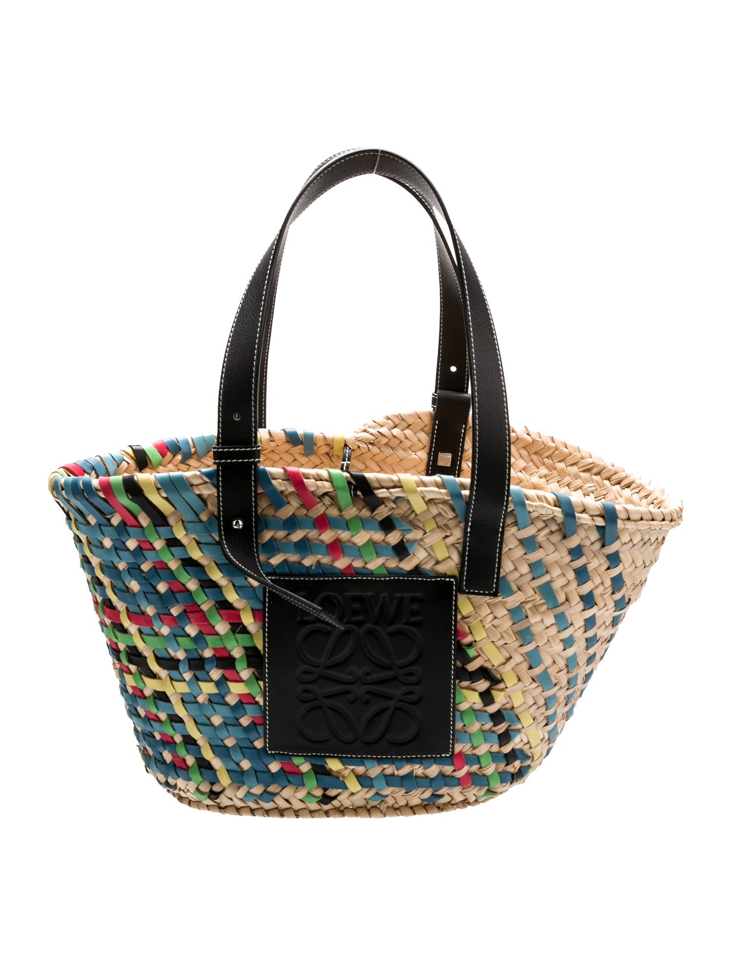 Loewe Raffia Basket Medium