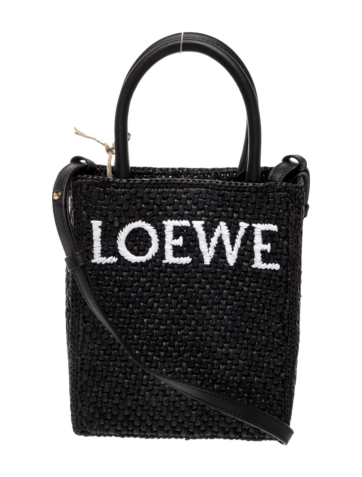 Loewe Signature Mini Raffia A4 Tote Mini 2023