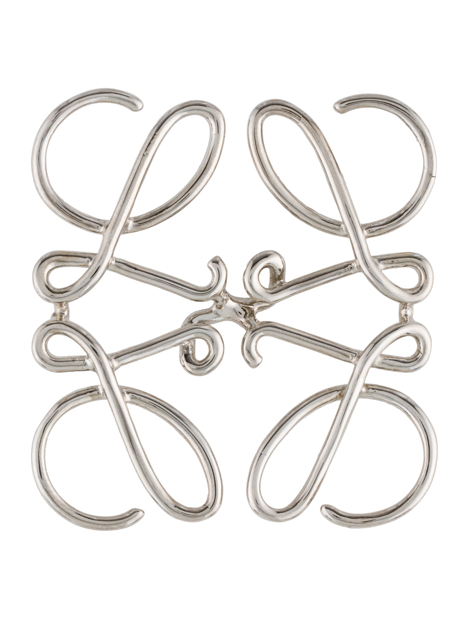 Loewe Anagram Pin Brooch