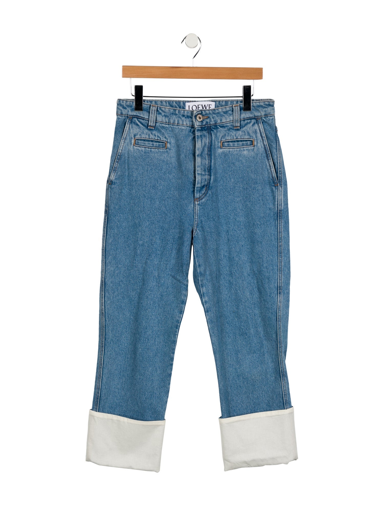 Loewe High-Rise Wide Leg Jeans