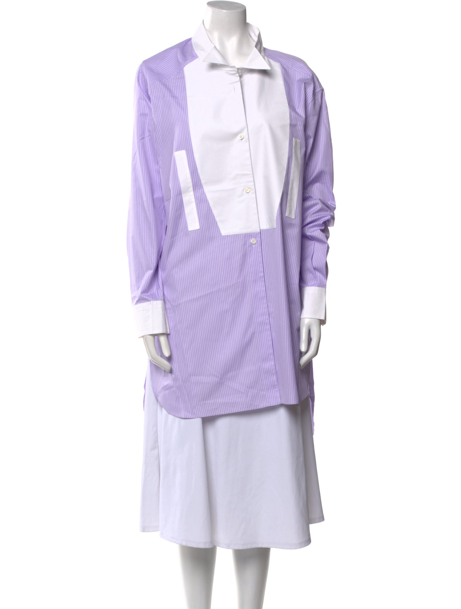 Loewe Colorblock Pattern Long Sleeve Tunic