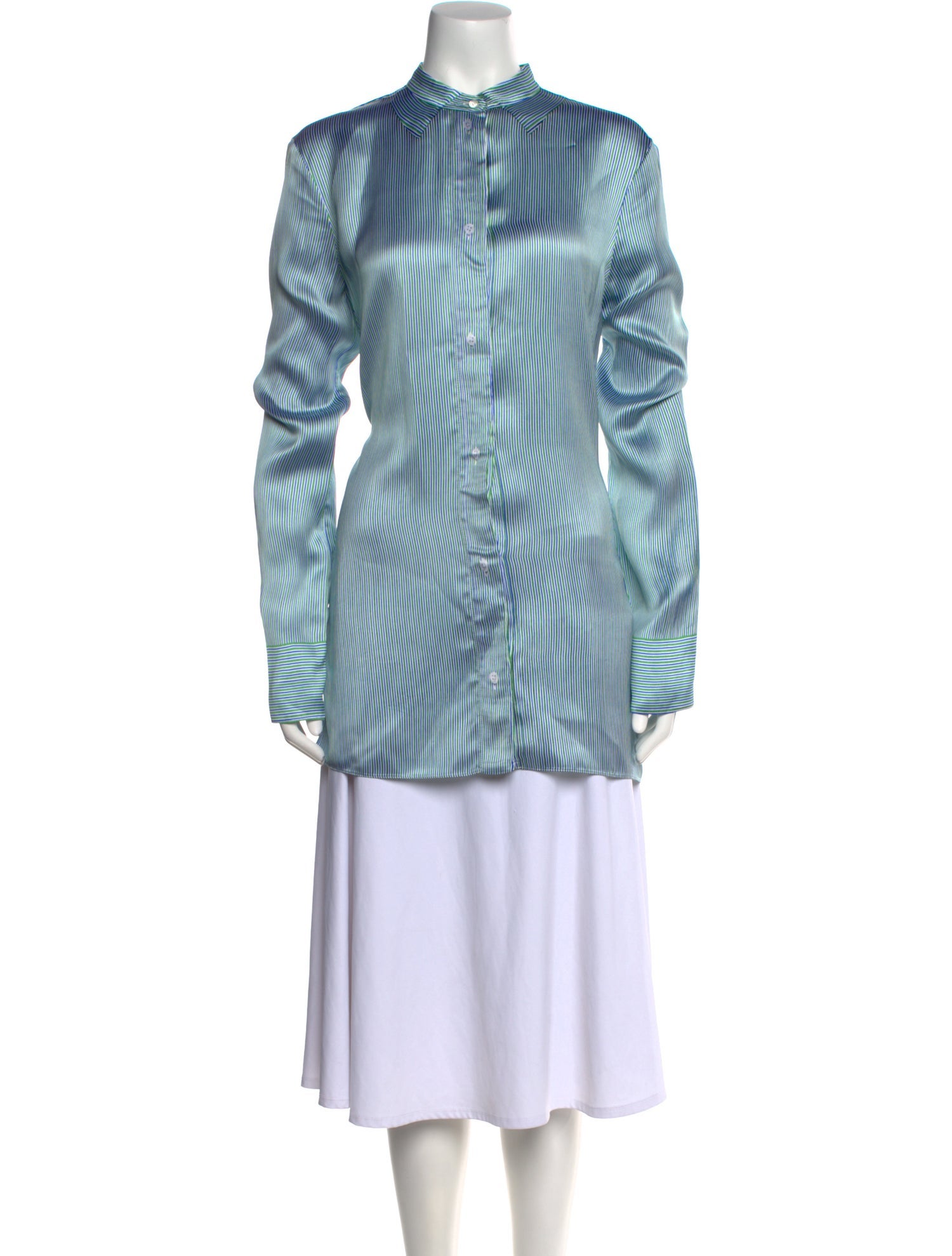 Loewe Striped Mock Neck Tunic