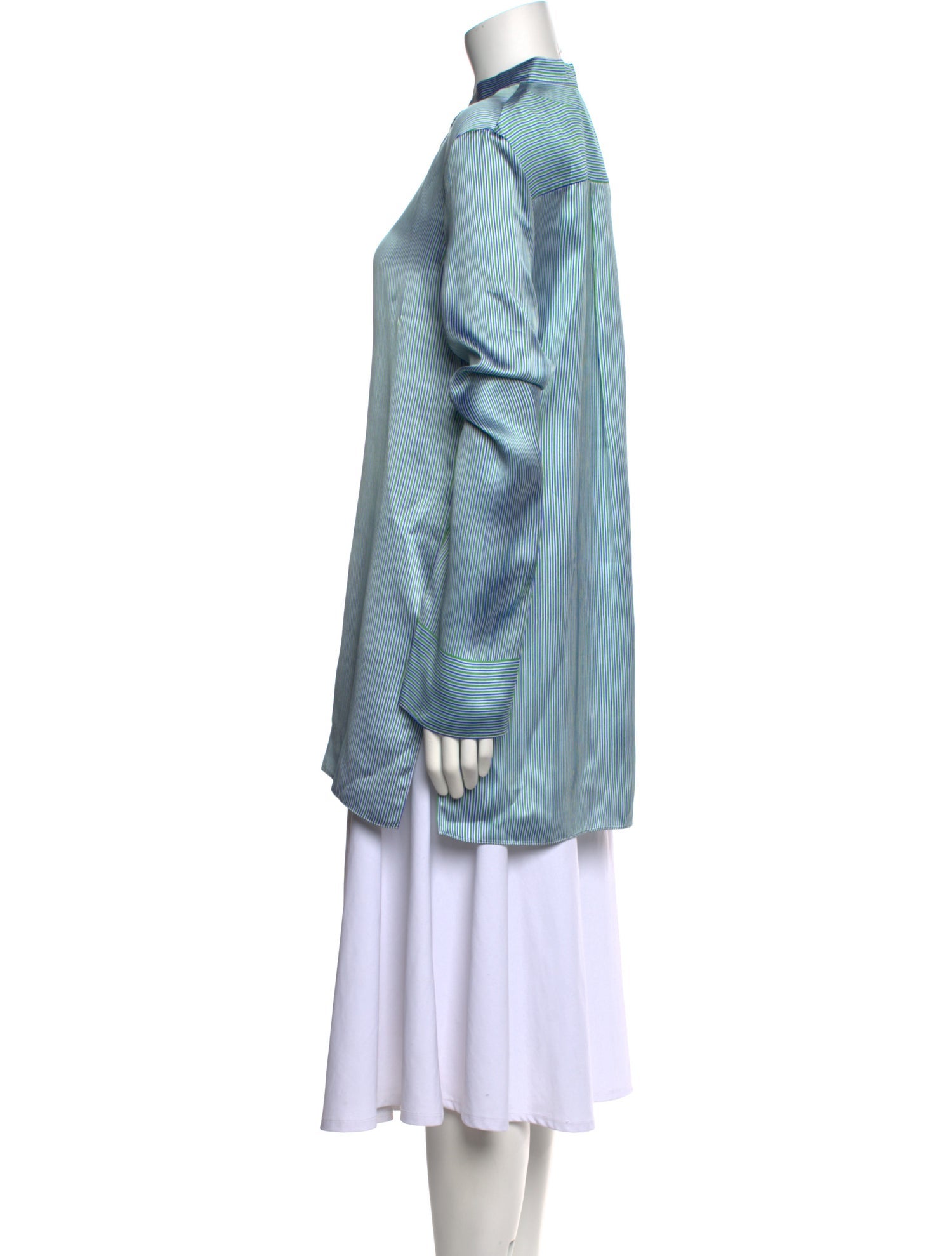 Loewe Striped Mock Neck Tunic