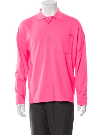 Loewe Collar Long Sleeve Polo Shirt