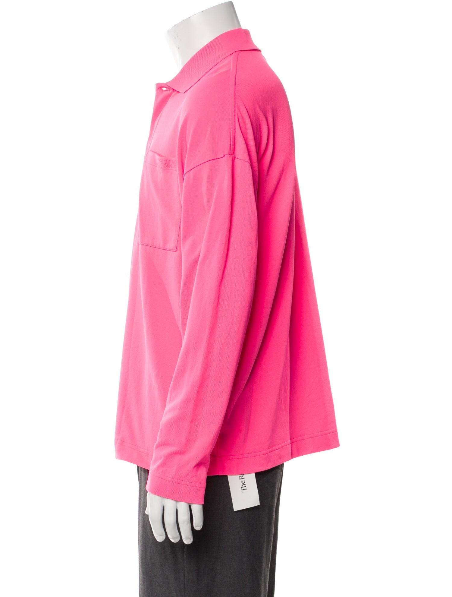 Loewe Collar Long Sleeve Polo Shirt