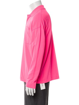 Loewe Collar Long Sleeve Polo Shirt