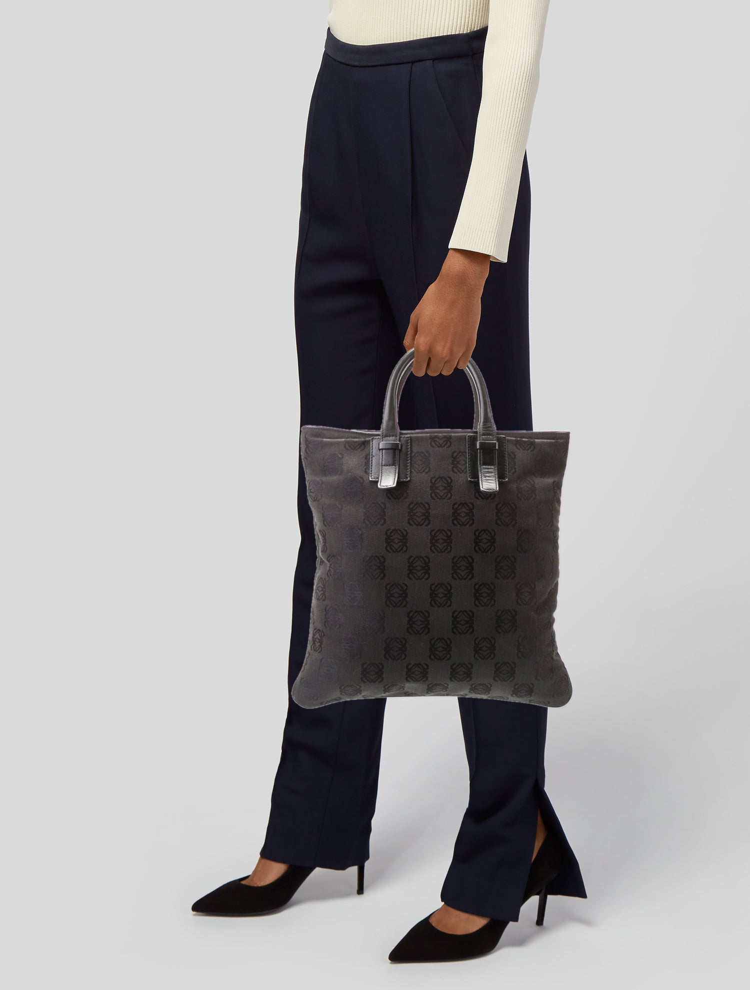 Loewe Canvas Top Handle Bag