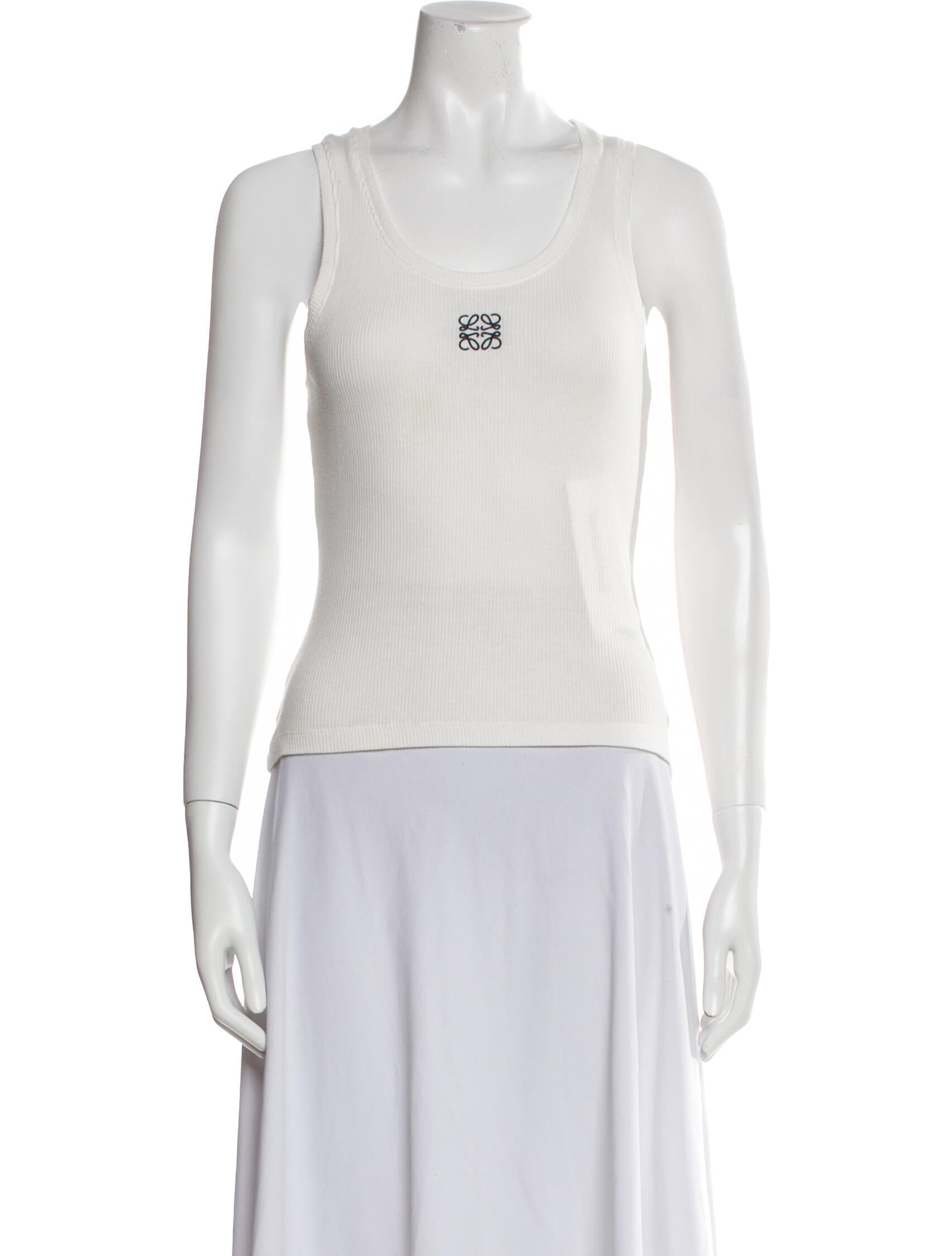 Loewe Scoop Neck Sleeveless Top