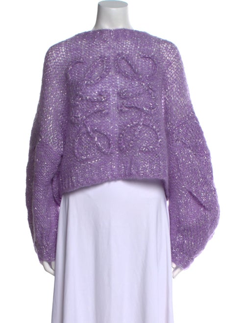 Loewe Mohair Bateau Neckline Sweater