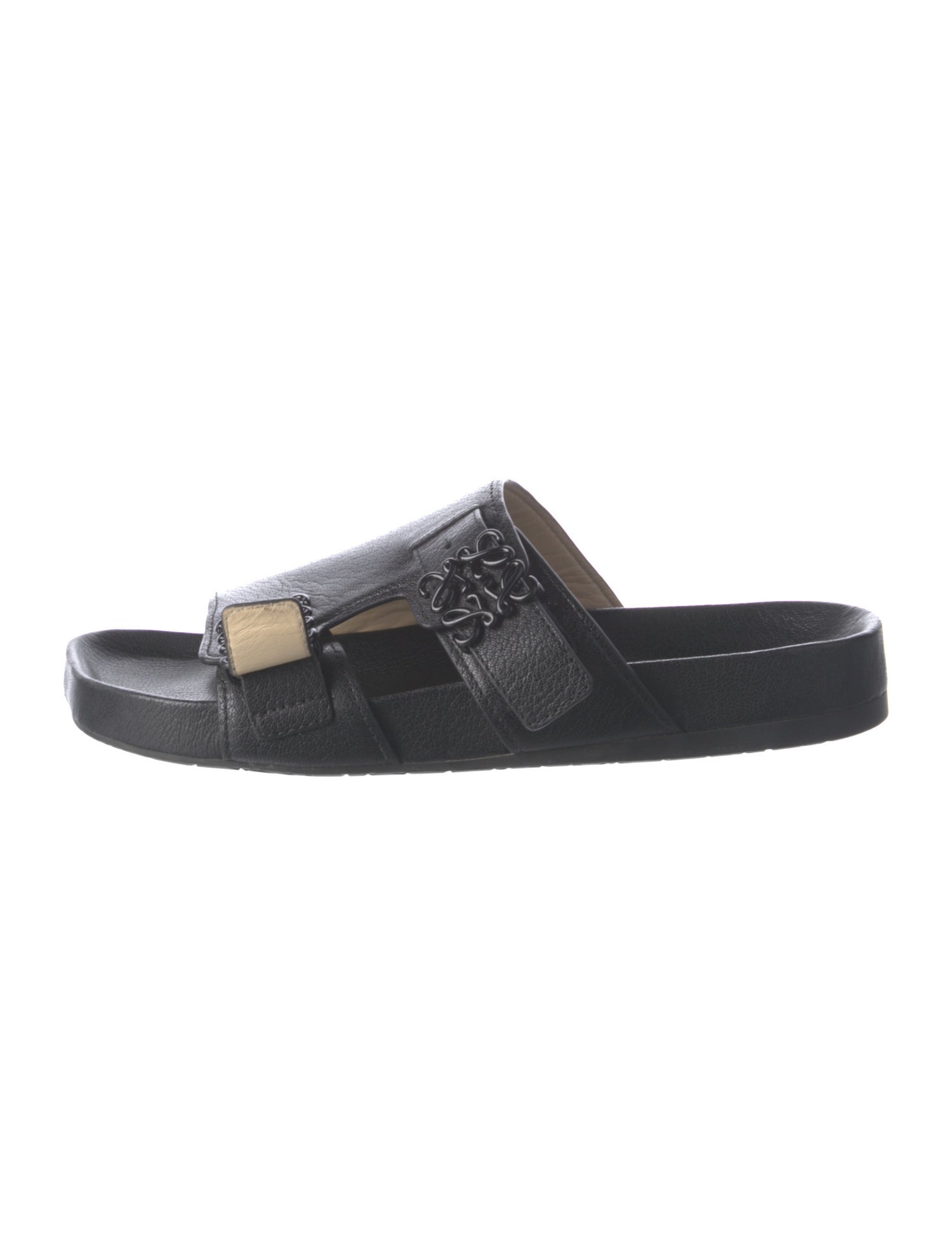 Loewe Leather Slides