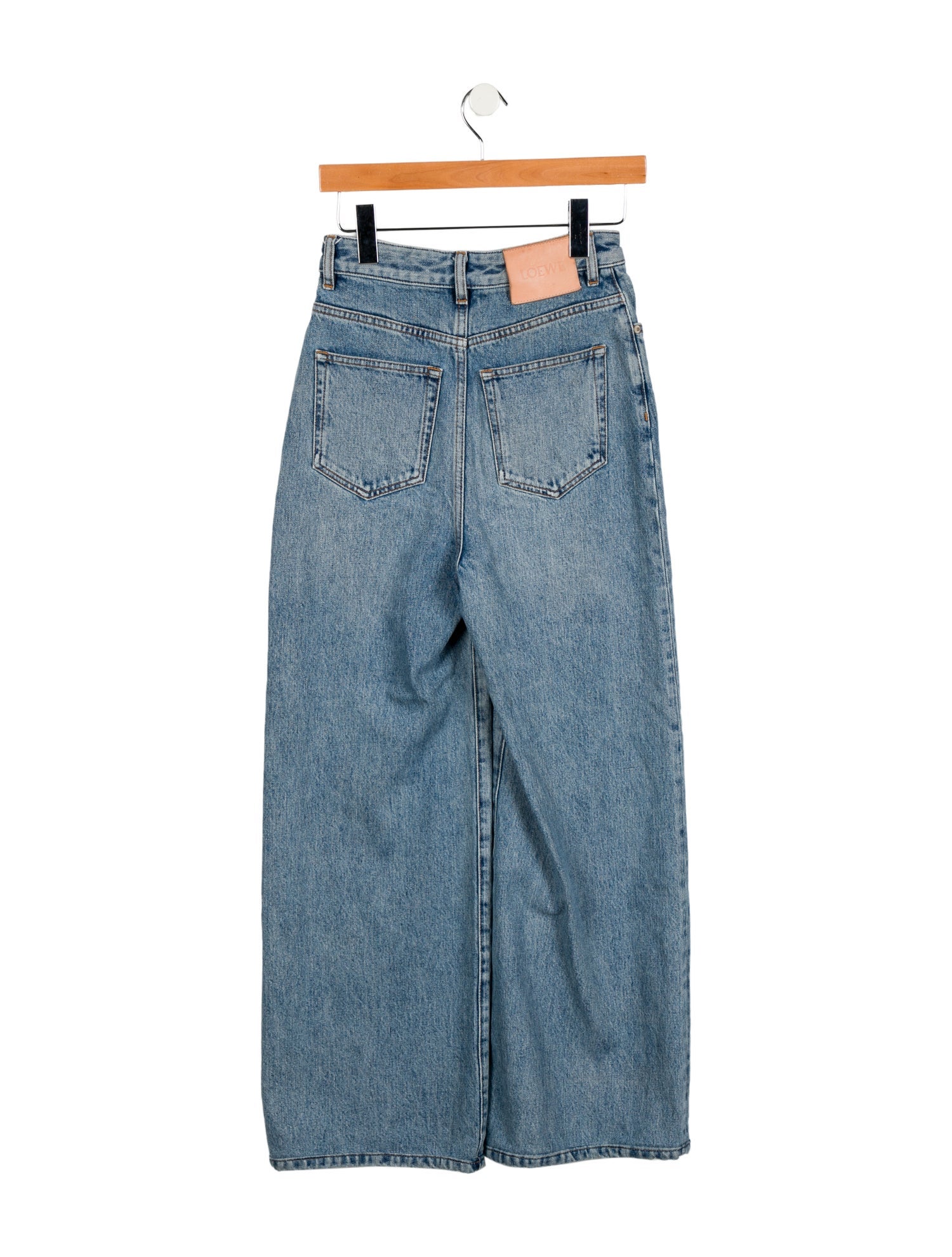 Loewe High-Rise Wide Leg Jeans