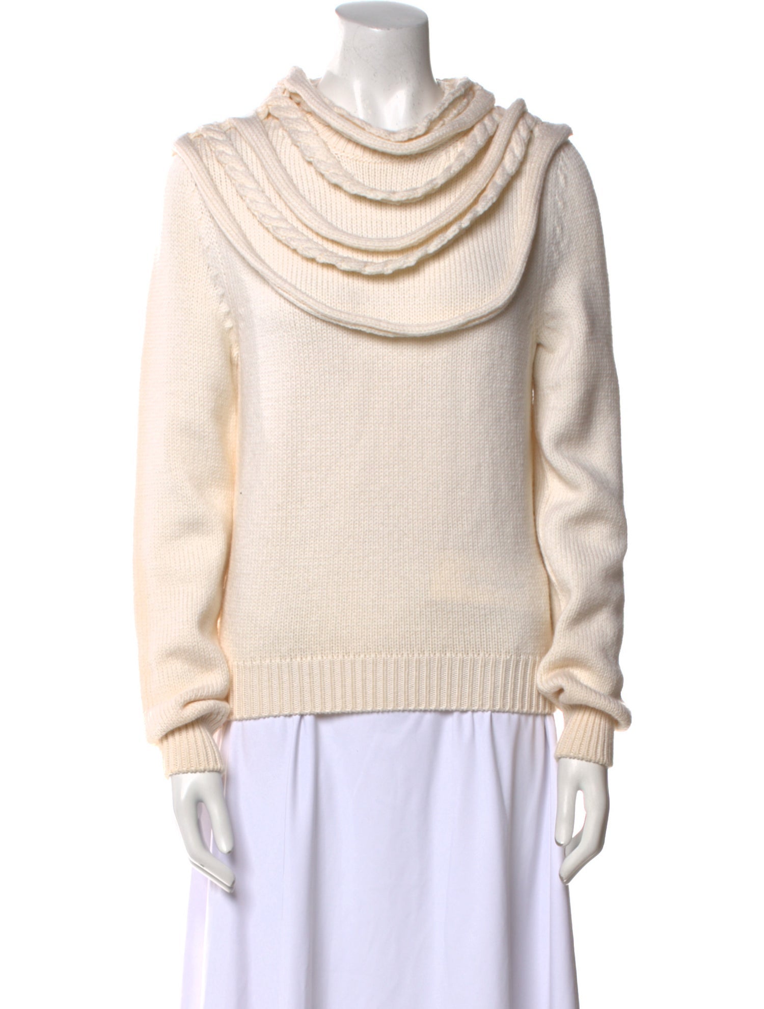 Loewe Wool Cowl Neck Sweater