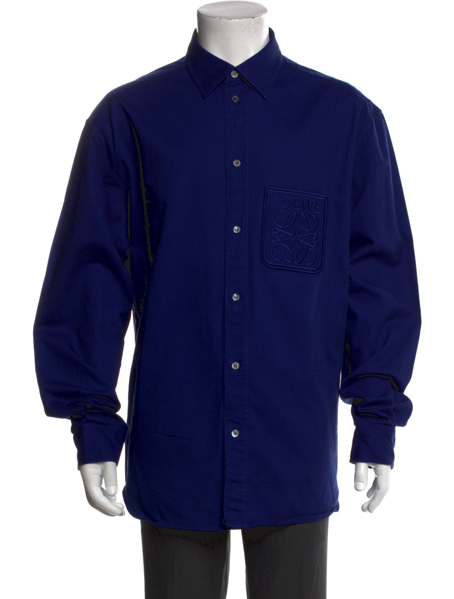 Loewe Anagram Patch Long Sleeve Long Sleeve Shirt