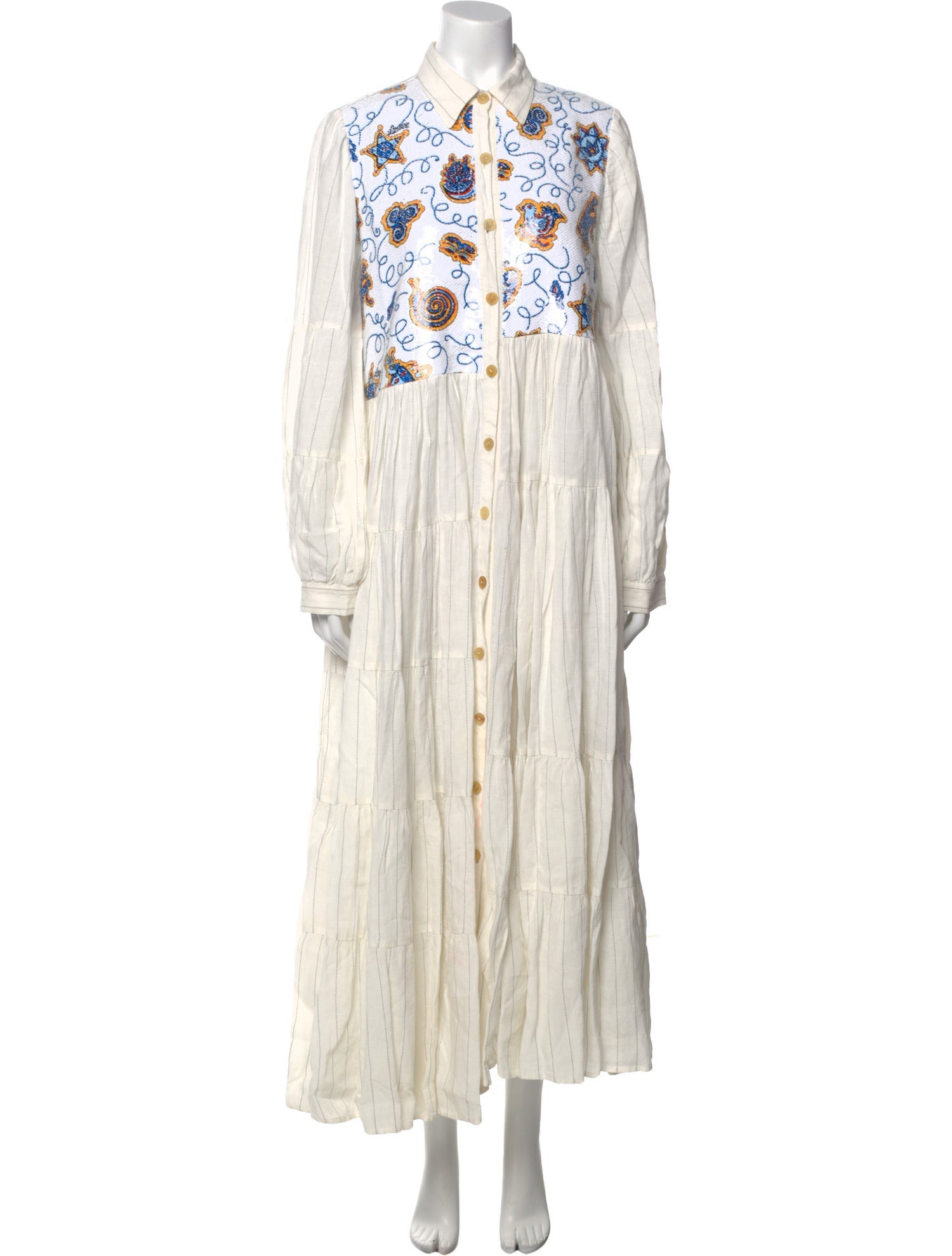 Loewe Paula's Ibiza Linen Long Dress