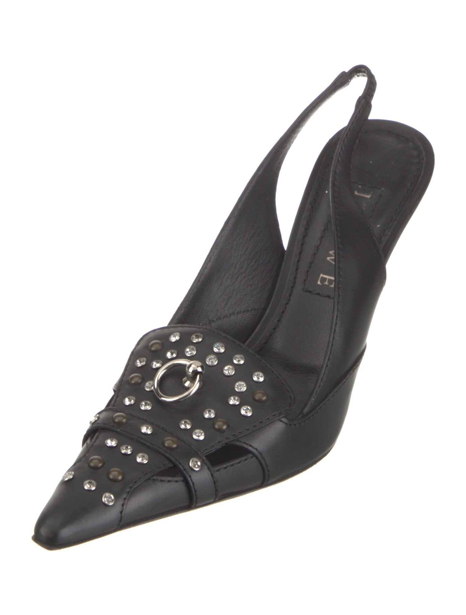 Loewe Vintage Leather Slingback Pumps