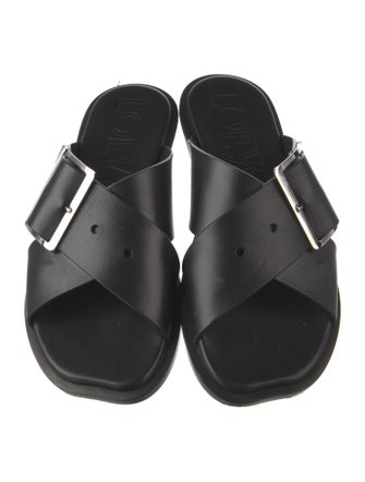 Loewe Leather Slides