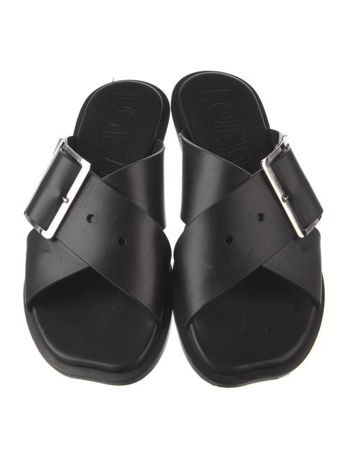 Loewe Leather Slides