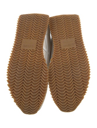 Loewe Suede Colorblock Pattern Sneakers