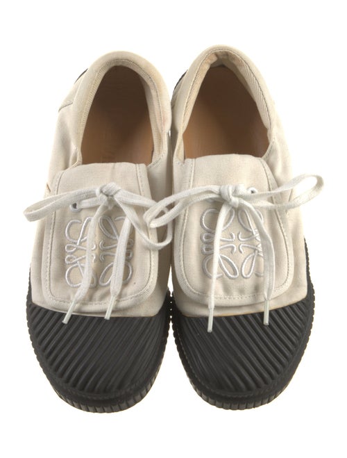 Loewe Canvas Colorblock Pattern Sneakers