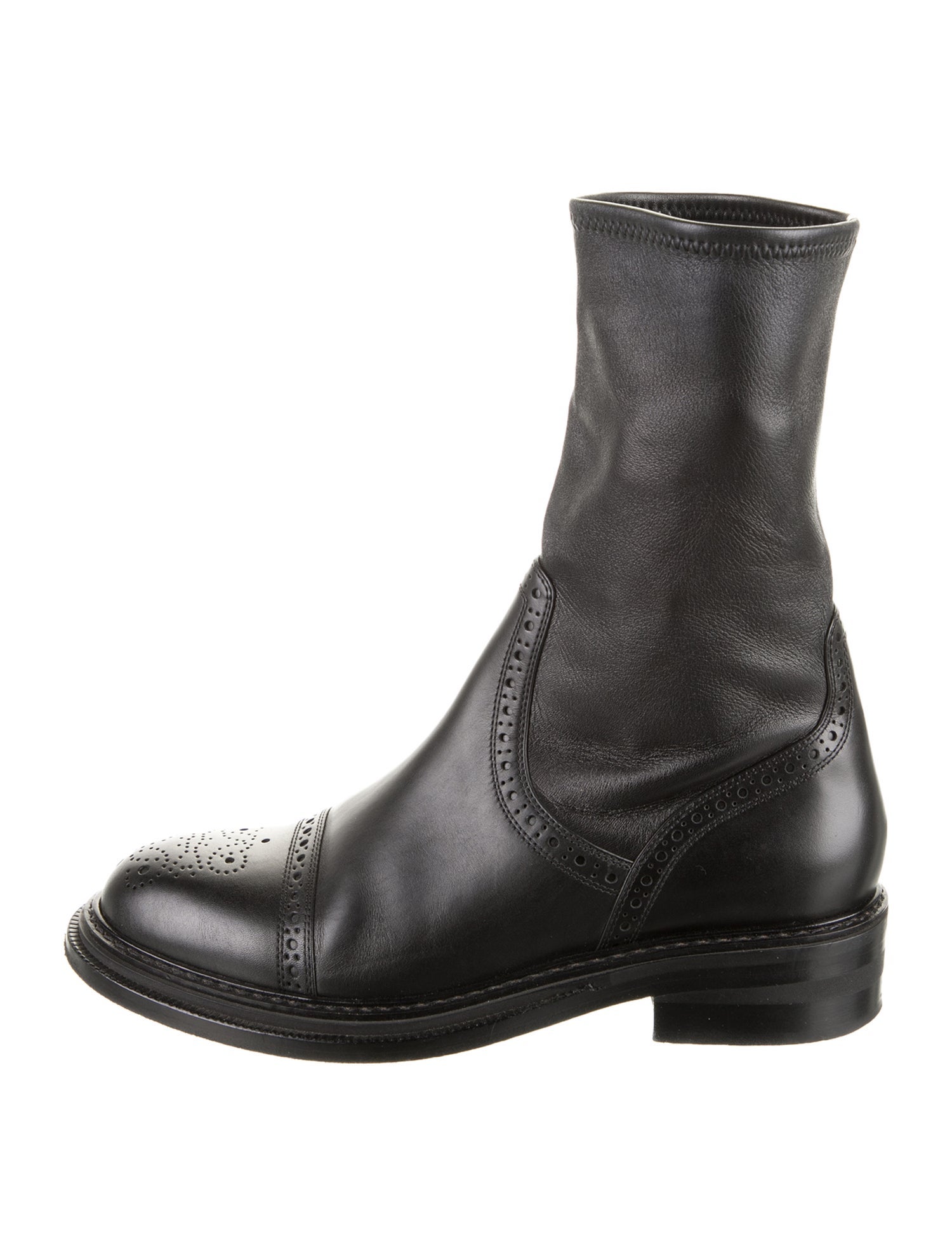 Loewe Leather Moto Boots