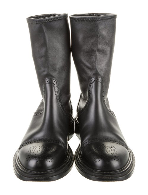 Loewe Leather Moto Boots