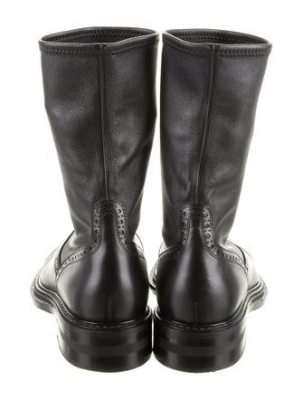 Loewe Leather Moto Boots