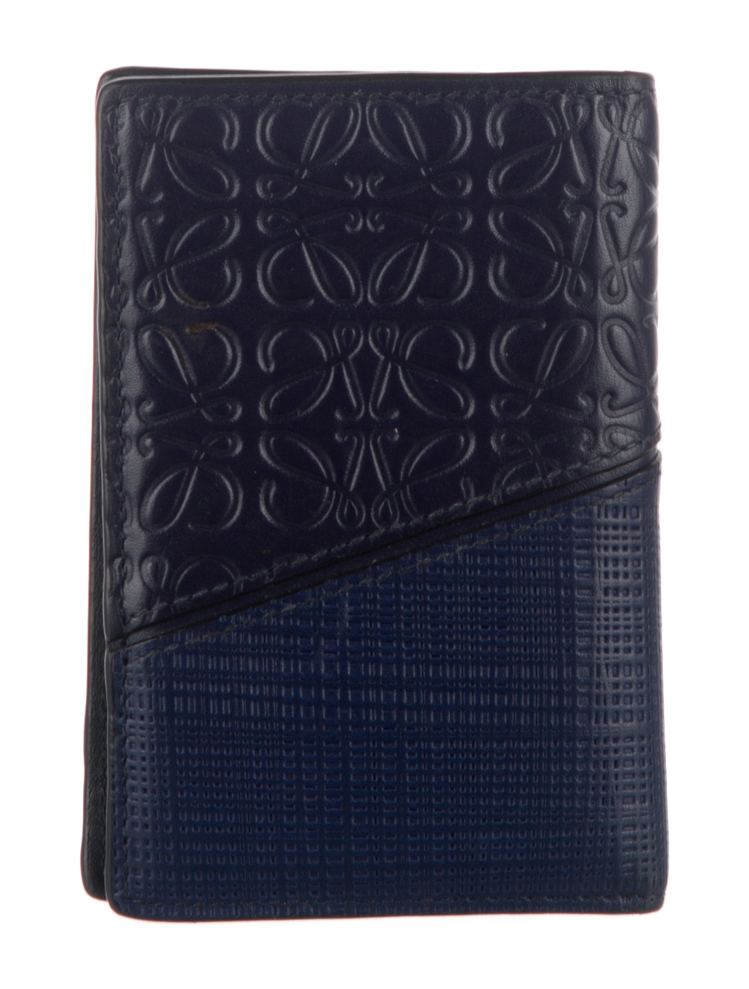 Loewe Embossed Leather Printed Card Holder