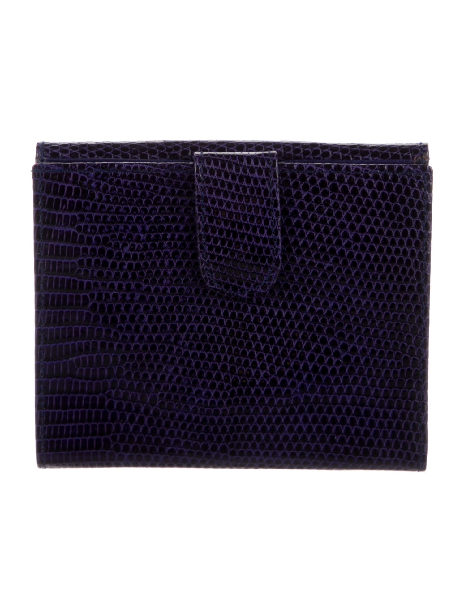 Loewe Vintage Lizard Compact Wallet